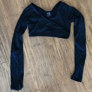 Champion Girls Cropped Long Sleeve